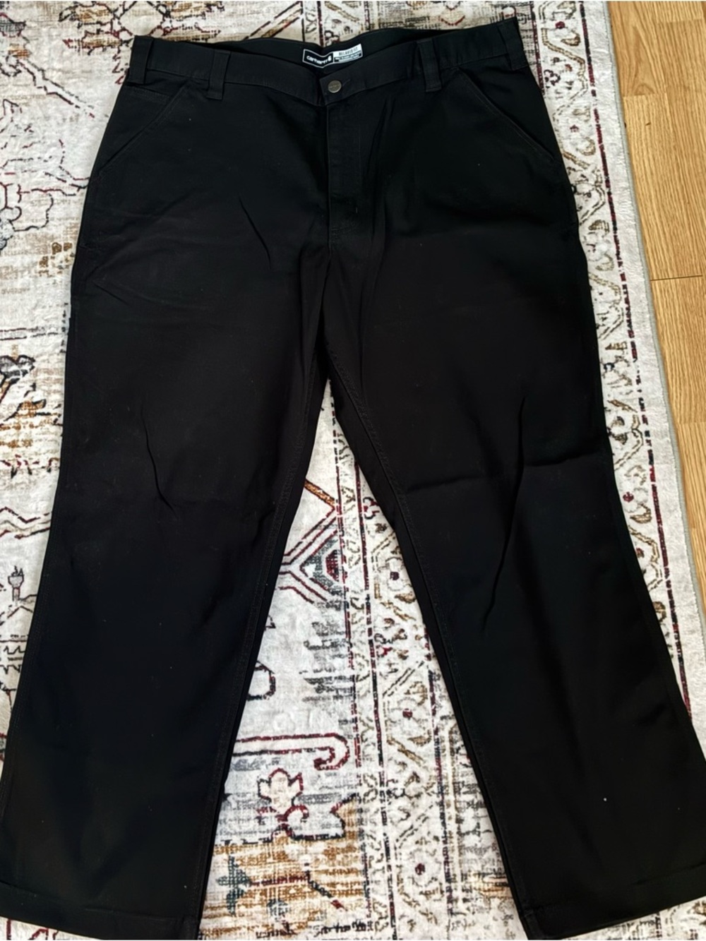 Carhartt Men's Relaxed Fit Black Work Jeans